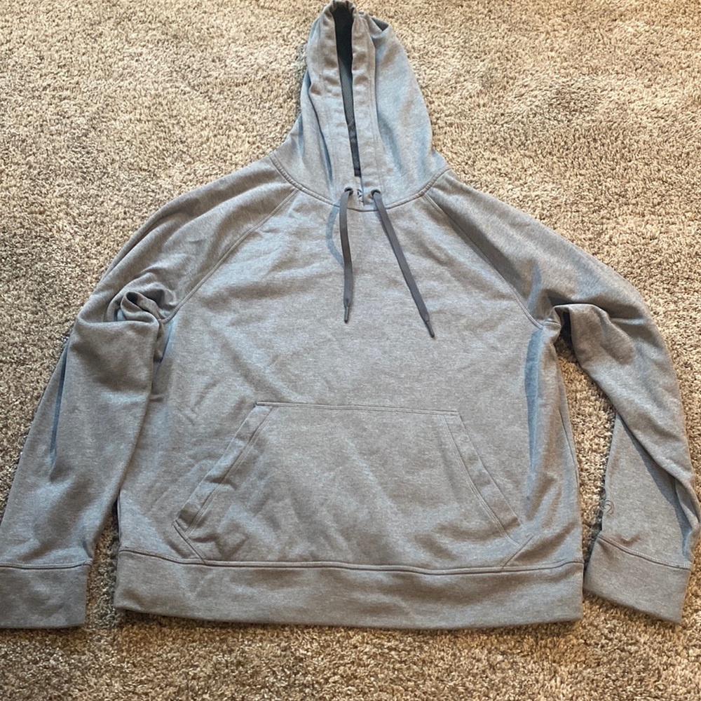 Men's grey dry fit sweatshirt